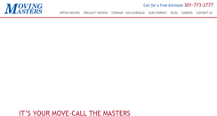 Desktop Screenshot of movingmasters.com